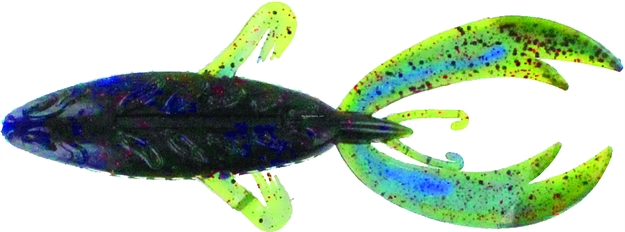 Picture of Big Bite Dean Rojas Fighting Frog, 4", Bruised Melon, 7/Pack