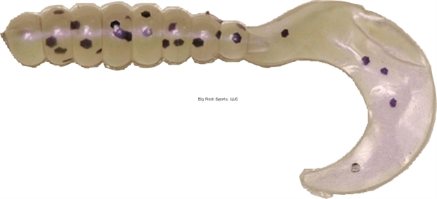 Picture of Big Bite Fat Grub Curl Tail, 2",, Blue Pearl Pepper, 10/Pack FG2-02