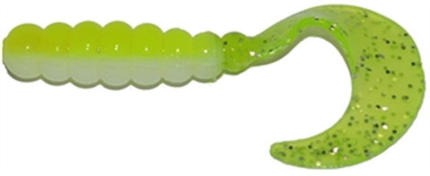 Picture of Big Bite Fat Grub Curl Tail, 2",, Firetiger, 10/Pack FG222 805104026211