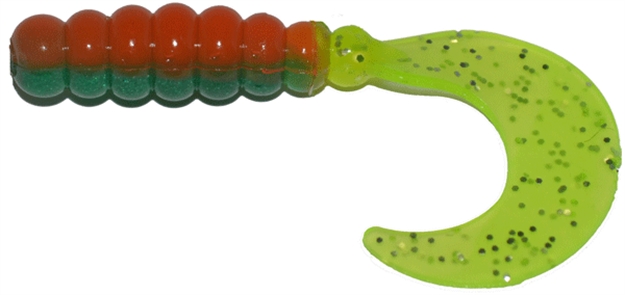 Picture of Big Bite Fat Grub Curl Tail, 2",, Wally World, 10/Pack FG224