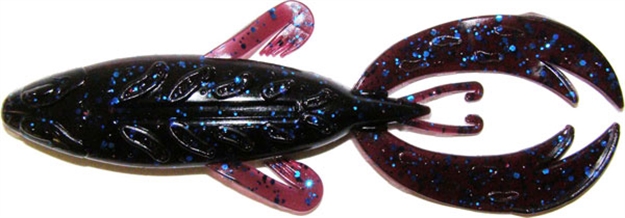 Picture of Big Bite Fight Frog 4" 7Pk Blue Fleck 4RFF-07