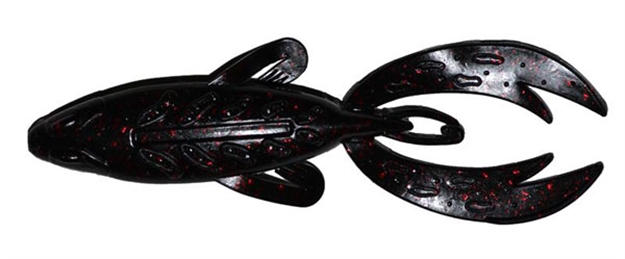 Picture of Big Bite Fight Frog 5" Blk Neon/Wtmred