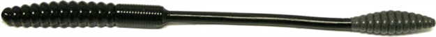 Picture of Big Bite Squirl Tail Worm 6" 10Pk Blk SQTL6-01