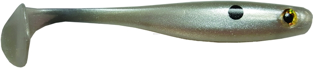 Picture of Big Bite Suicide Shad Soft Swimbait, 3 1/2", Pearl, 5/Pack