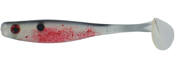 Picture of Big Bite Suicide Shad Soft Swimbait, 5", Bleeding Shad Soft Swimbait, 4/Pack