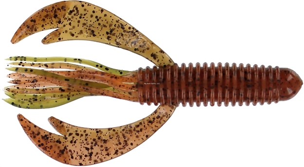 Picture of Big Bite Swimming Craw Tube, 4", Watermelon Seed/Pumpkin, 7/Pack