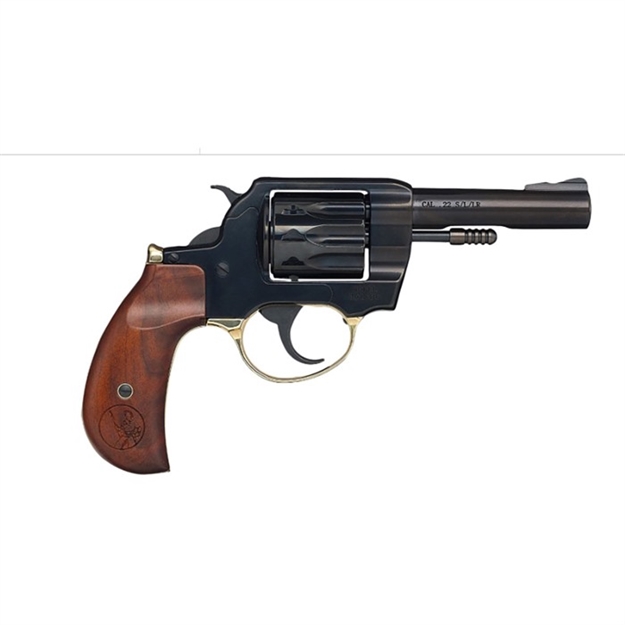 Picture of  Henry H016bd Golden Boy  22 LR 10 Shot 4" Blued Steel Barrel, Cylinder, Blued Polished Steel Frame, Walnut Birdshead Grip, Transfer Bar Safety, Exposed Hammer 619835400505