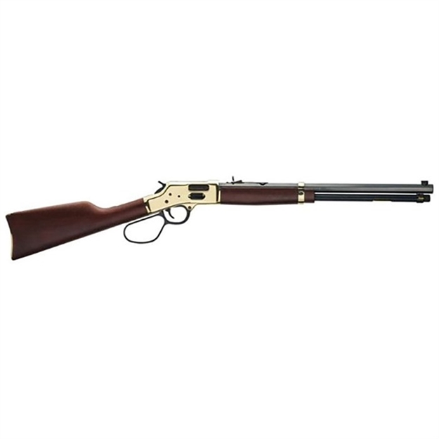 Picture of  Henry H006gmll Side Gate  357 Mag/38 Special 10+1 20" Blued Octagon Barrel, Polished Brass Rec, American Walnut Stock, Adj. Sight, Large Loop Lever 619835060839