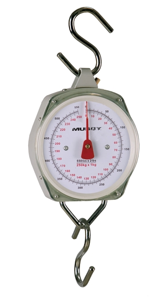 Picture of  Muddy Mudgs550 Dial Game Scale  Gray Aluminum 550 Lbs Weight Capacity