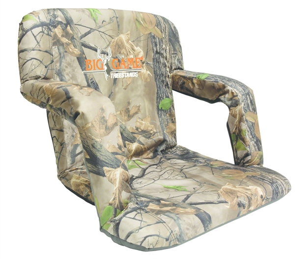 Picture of Big Game Hunting Deluxe Stadium Bucket Chair, Built-In Arm Rests, Backpack Straps, Folds Flat GS1206 097973001486