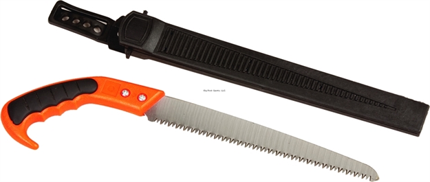 Picture of Big Game Hunting Handsaw With Scabbard, 10.5" Aggressively Serrated Blade, Belt Loop