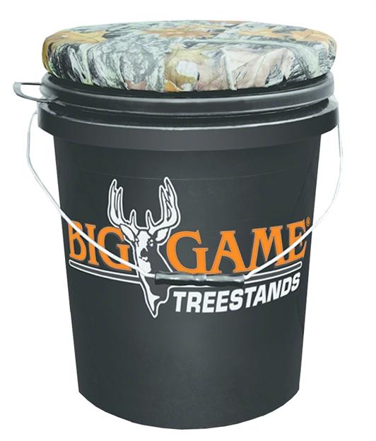 Picture of Big Game Hunting Spin-Top Bucket, 5 Gallon Pail, Camo Cushioned Swivel Seat GS1204 097973001134