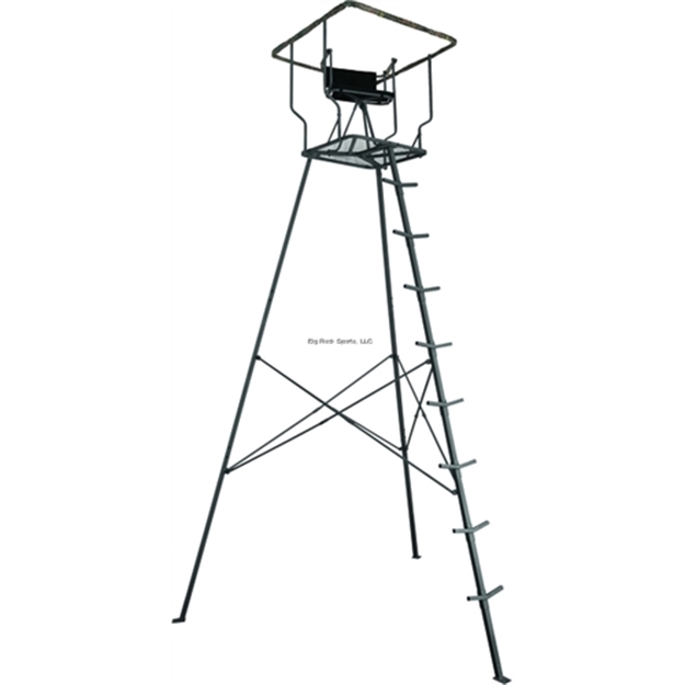 Picture of Big Game Hunting The Delta Tripod Stand, 15.5', Padded Shooting Rail, Padded Seat