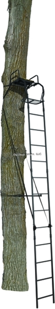 Picture of Big Game Hunting The Warrior Pro Treestand, 16' Basic Ladderstand, Padded Seat And Armrest