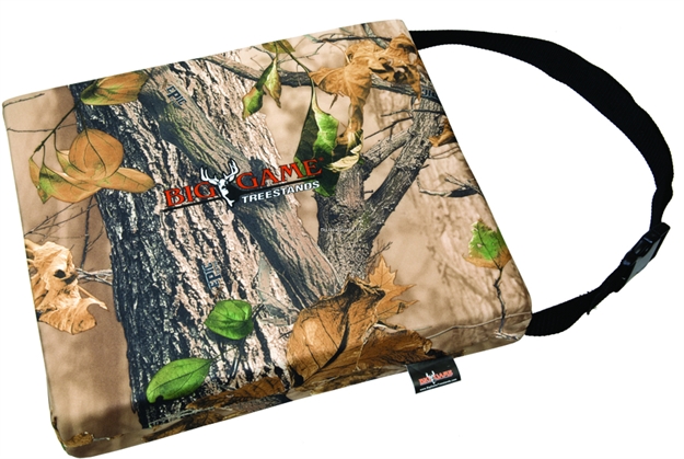Picture of Big Game Hunting Ultra-Plush Camo Seat Cushion, Waterproof Epic Camo, Carry Strap, Durafoam, 16"W X 14"D X 3" Thick GS0109