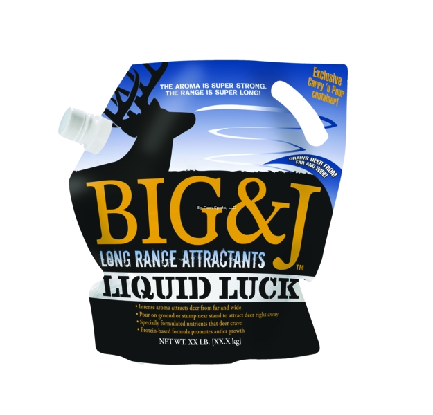 Picture of Big&J Liquid Luck Long Range Attractant 1/2 Gal Bag
