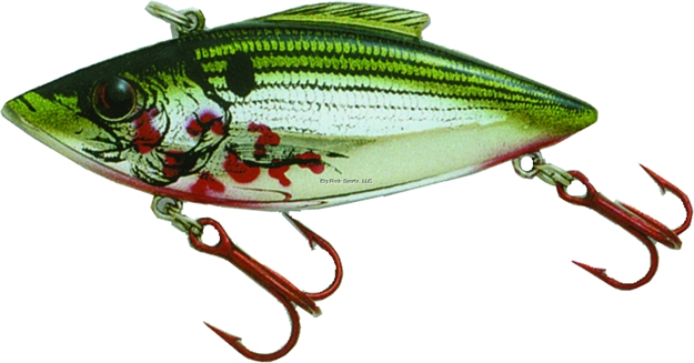 Picture of Bill Lewis Bill Lewis Mt370 Mini-Trap 1/4Oz Bleeding Shad Chr Grn Red HK