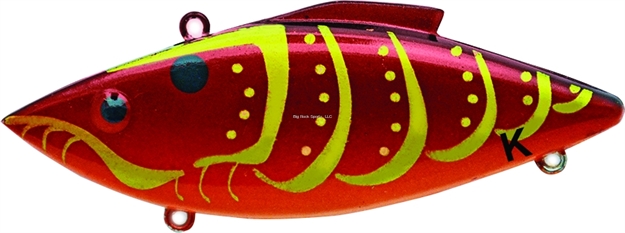 Picture of Bill Lewis Knock-N-Trap Lipless Crankbait, 3 1/2", 3/4 Oz, Rayburn Red Craw, Sinking