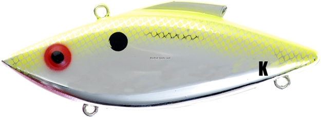 Picture of Bill Lewis Knock-N-Trap Lipless Crankbait, 3", 1/2 Oz, Chartreuse Flash, Sinking