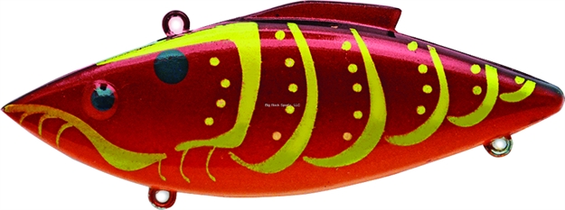 Picture of Bill Lewis Knock-N-Trap Lipless Crankbait, 3", 1/2 Oz, Rayburn Red Craw, Sinking