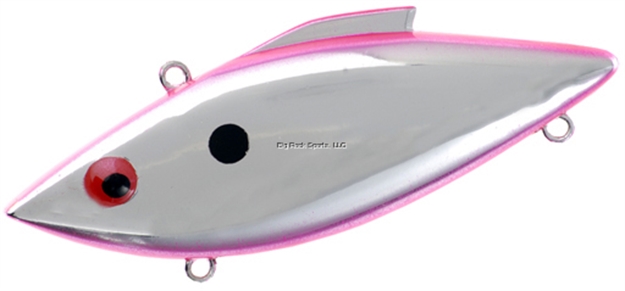 Picture of Bill Lewis Magnum-Trap Chrome Lipless Crankbait, 3 1/2", 3/4 Oz, Chrome Pink, Sinking