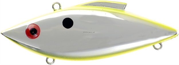 Picture of Bill Lewis Magnum-Trap Saltwater Lipless Crankbait, 3 1/2", 3/4 Oz, Chartreuse Chrome, Sinking