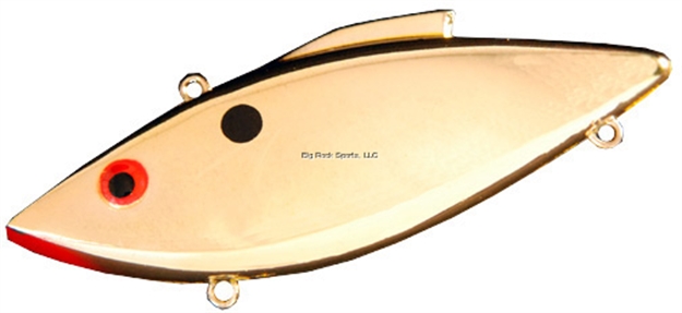 Picture of Bill Lewis Magnum-Trap Saltwater Lipless Crankbait, 3 1/2", 3/4 Oz, Gold Black Back, Sinking