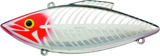 Picture of Bill Lewis Magnum-Trap Zombie Shad Lipless Crankbait, 3 1/2", 3/4 Oz, Chrome Black Zombie, Sinking