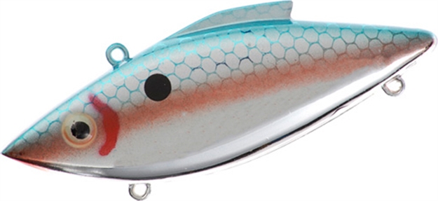 Picture of Bill Lewis Mini Trap Chrome Lipless Crankbait, 2 1/2", 1/4 Oz, Lake Fork Special, Sinking MT25-SP 051875149257