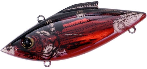 Picture of Bill Lewis Mini Trap Letric Shad Lipless Crankbait,  2 1/2", 1/4 Oz, Lectric Red, Sinking