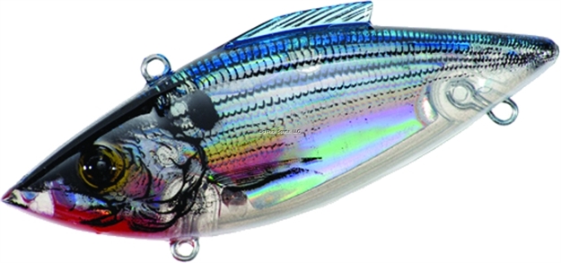 Picture of Bill Lewis Mini Trap Letric Shad Lipless Crankbait, 2 1/2", 1/4 Oz, Lectric Silver, Sinking