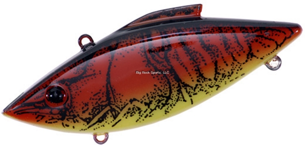 Picture of Bill Lewis Mini Trap Lipless Crankbait, 2 1/2", 1/4 Oz, Red Craw Chartreuse Belly, Sinking