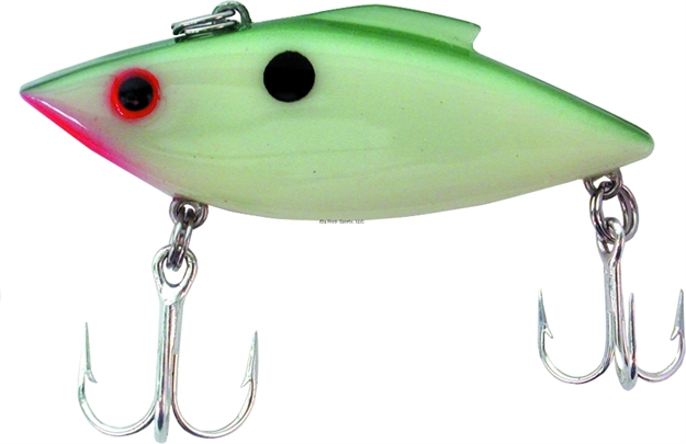 Picture of Bill Lewis Mini Trap Shad/Shiner Lipless Crankbait, 2 1/2", 1/4 Oz, Glow Trap, Sinking