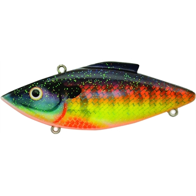 Picture of Bill Lewis Mini Trap Supernatural Lipless Crankbait, 2 1/2", 1/4 Oz, Sunrise Perch, Sinking MT253 051875142531