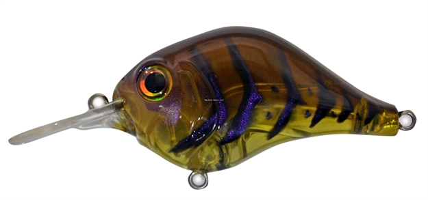 Picture of Bill Lewis Mr-6 1/2Oz Mid-Range Crankbait, Floating-Diving Model, 0-6 Ft, #4 Hooks, 2.25" IN Length, Ghost Craw