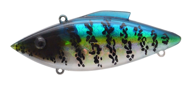 Picture of Bill Lewis Rat-L-Trap 1/2Oz Lipless Crankbait, Sinking Model, #4 Hooks, 3" IN Length, Black Crappie RT639 051875126395