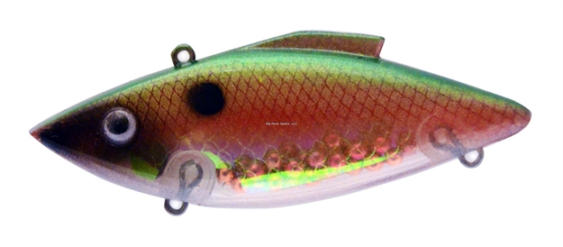 Picture of Bill Lewis Rat-L-Trap 1/2 Oz. Lipless Crankbait, Sinking Model, #4 Hooks, 3" IN Length, Melon Shad
