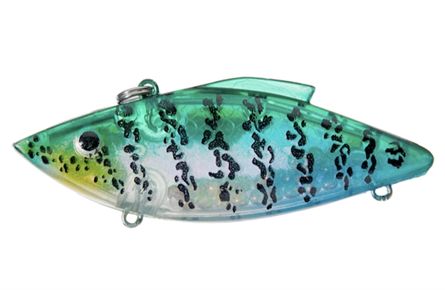 Picture of Bill Lewis Rat-L-Trap 1/2 Oz. Lipless Crankbait, Sinking Model, #4 Hooks, 3" IN Length, White Crappie