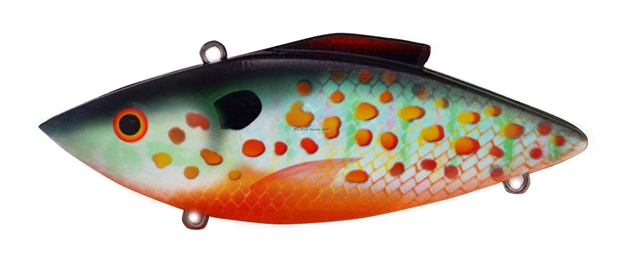 Picture of Bill Lewis Rat-L-Trap 1/2Oz Lipless Crankbait, Sinking Model, #4 Hooks, 3" IN Length, Orange Spot