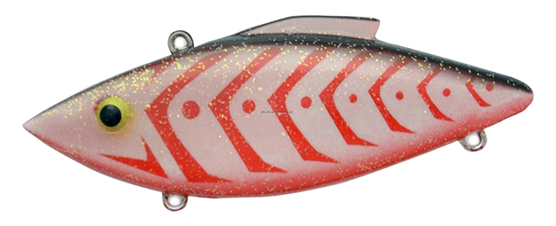 Picture of Bill Lewis Rat-L-Trap 1/2Oz Lipless Crankbait, Sinking Model, #4 Hooks, 3" IN Length, Peppermint Bones