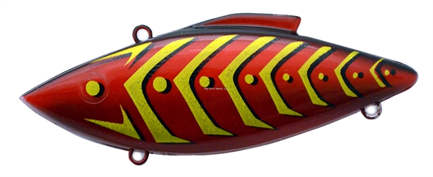 Picture of Bill Lewis Rat-L-Trap 1/2Oz Lipless Crankbait, Sinking Model, #4 Hooks, 3" IN Length, Rayburn-Gold Bones