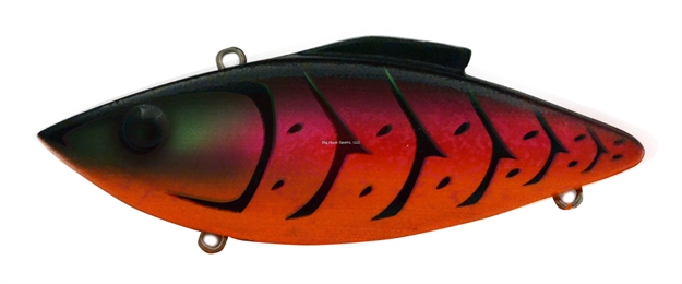 Picture of Bill Lewis Rat-L-Trap 1/2Oz Lipless Crankbait, Sinking Model, #4 Hooks, 3" IN Length, Strawberry Craw