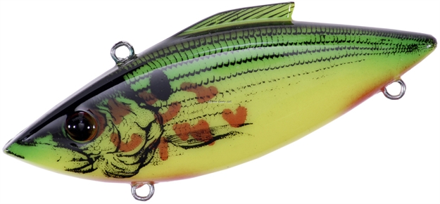 Picture of Bill Lewis Rat-L-Trap Bleeding Shad Lipless Crankbait, 3", 1/2 Oz, Chartreuse, Sinking
