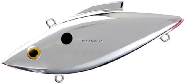 Picture of Bill Lewis Rat-L-Trap Chrome Lipless Crankbait, 3", 1/2 Oz, Chrome Plain, Sinking