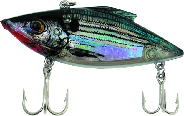 Picture of Bill Lewis Rat-L-Trap Letric Shad Lipless Crankbait, 3", 1/2 Oz, Lectric Silver, Sinking