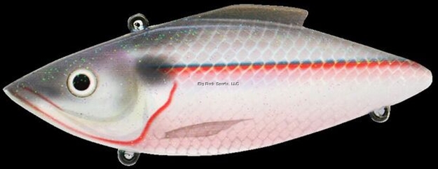Picture of Bill Lewis Rat-L-Trap Lipless Crankbait, 3", 1/2 Oz, #4 Hooks, American Shad, Sinking Model