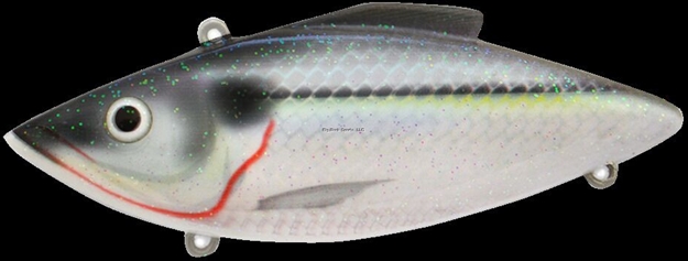 Picture of Bill Lewis Rat-L-Trap Lipless Crankbait, 3", 1/2 Oz, #4 Hooks, Silver Shad, Sinking Model