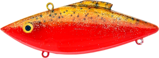 Picture of Bill Lewis Rat-L-Trap Reaction Solids Lipless Crankbait, 3", 1/2 Oz, Cherry Bomb, Sinking