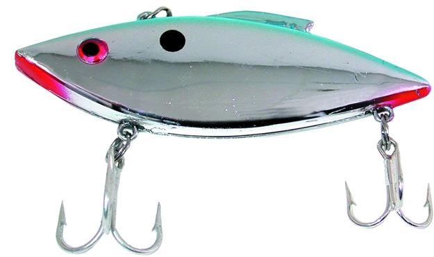 Picture of Bill Lewis Rat-L-Trap Saltwater Lipless Crankbait, 3", 1/2 Oz, Chrome Blue Back, Sinking