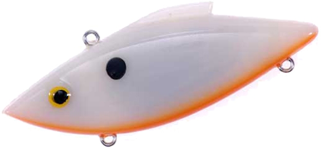 Picture of Bill Lewis Rat-L-Trap Shad/Shiner Lipless Crankbait, 3", 1/2 Oz, Bone Orange Belly, Sinking RT-06